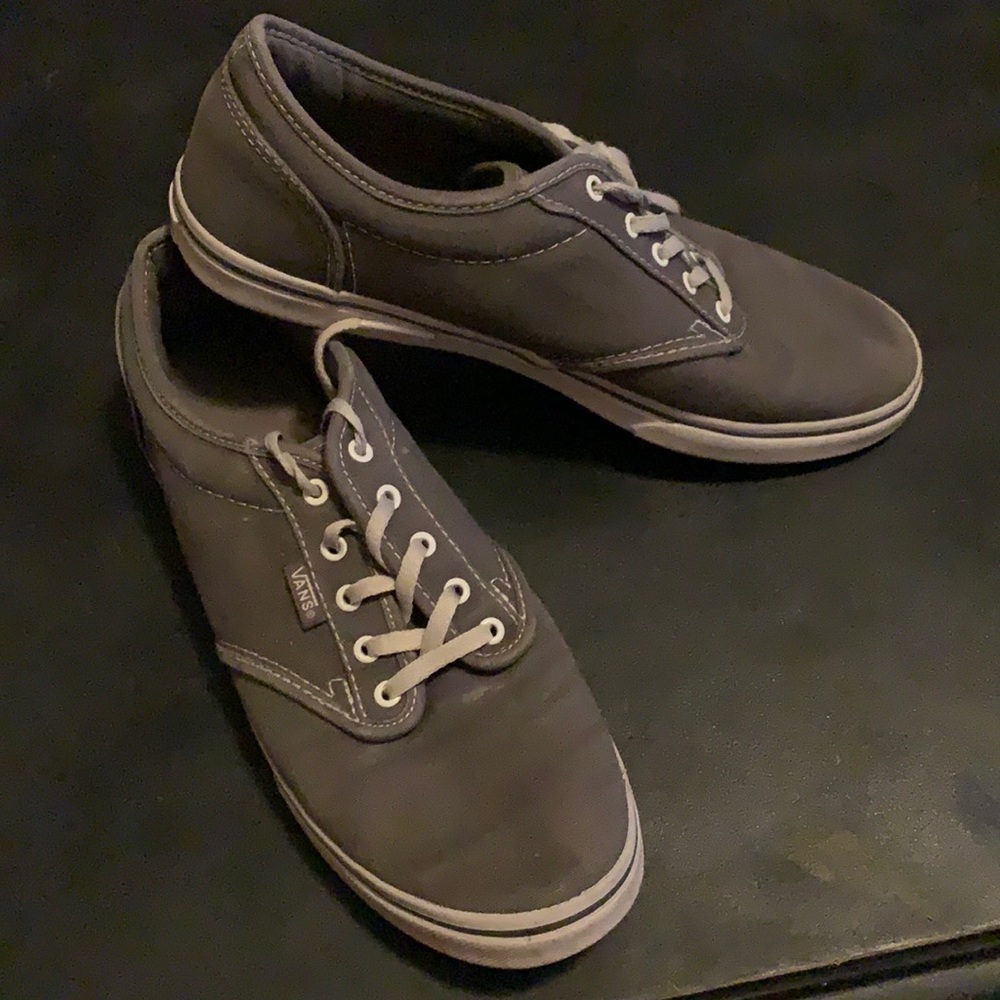 Vans women’s size 8 gray Lace Up Shoes